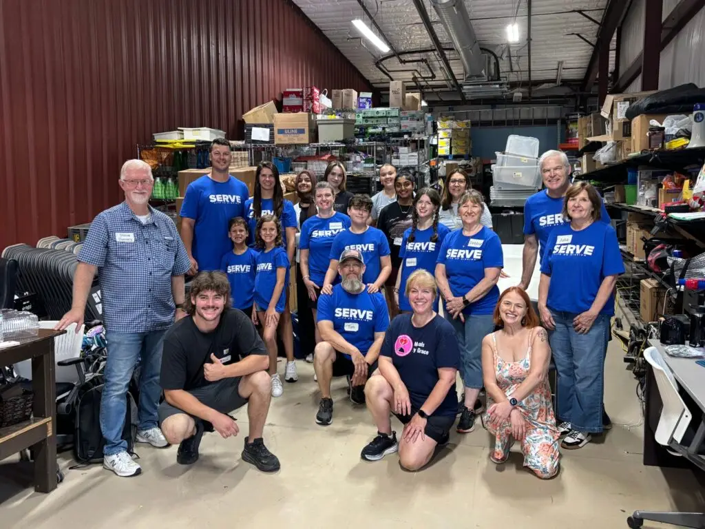 Image of volunteers at Ministries of Grace used in an article about the Ministries of Grace impact on families in Georgia in 2024.