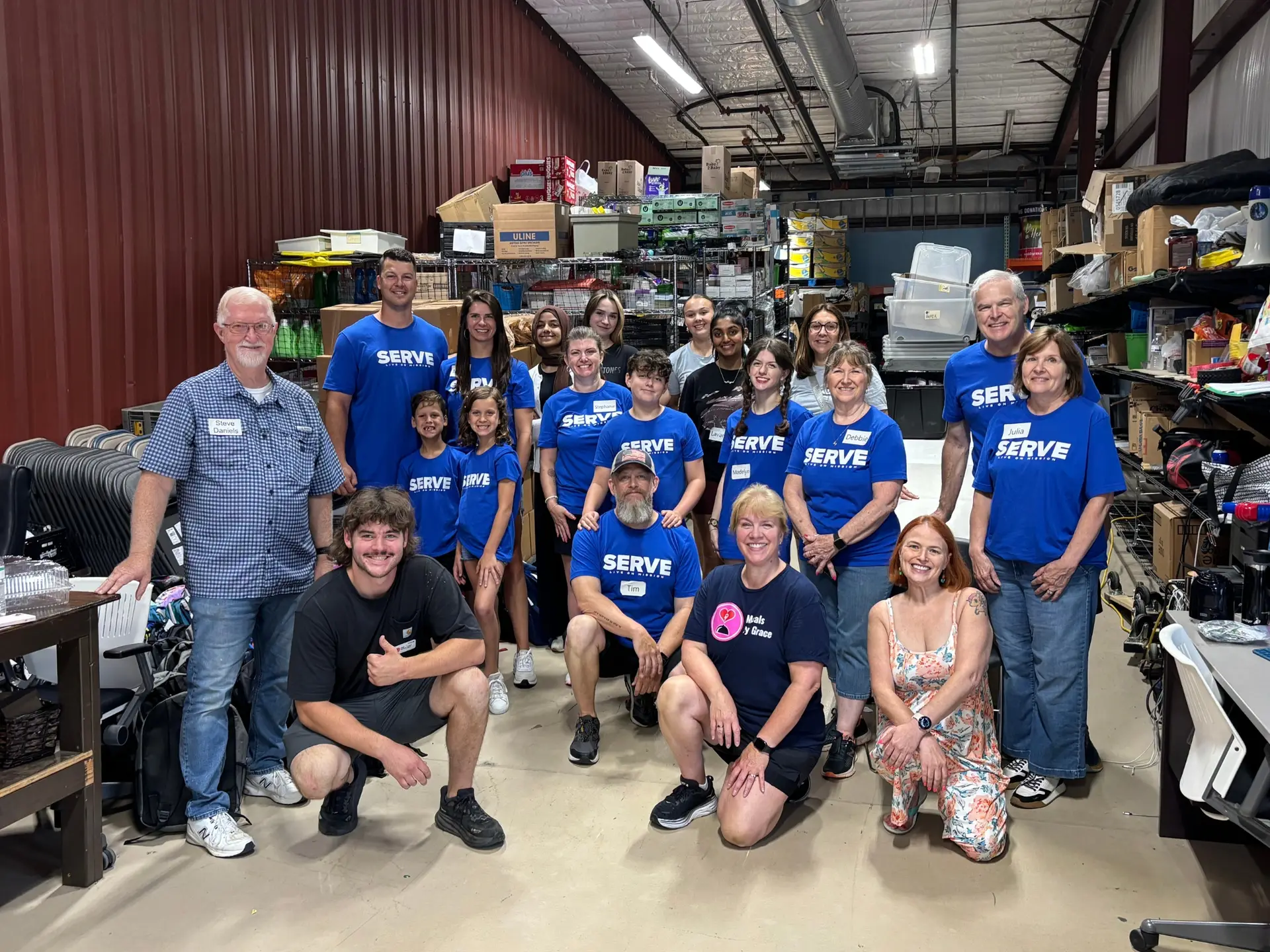 Image of volunteers at Ministries of Grace used in an article about the Ministries of Grace impact on families in Georgia in 2024.